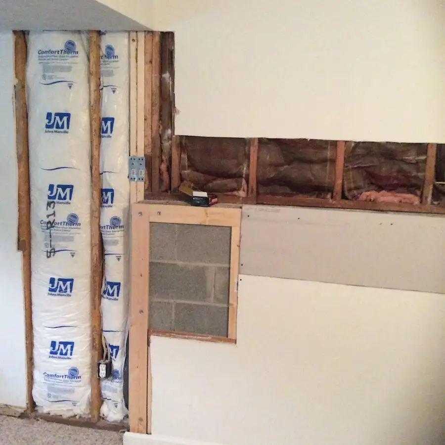 Wall insulation replacement during Structural Drying in Nevada
